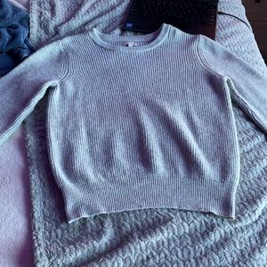 Large SO grey crew neck sweater
